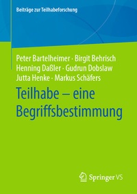 Abbildung von: Teilhabe - eine Begriffsbestimmung - Springer VS
