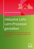 Cover: Inklusive Lehr- Lern-Prozesse gestalten - Flensburg University Press