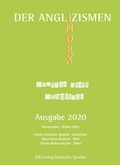 Cover: Der Anglizismen-Index 2020 - IFB