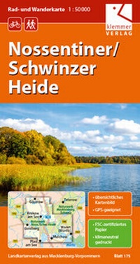 Abbildung von: Rad- und Wanderkarte Nossentiner/Schwinzer Heide - Klemmer-Verlag