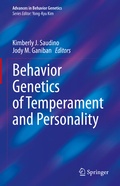 Cover: Behavior Genetics of Temperament and Personality - Springer