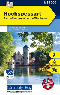Abbildung von: Kümmerly+Frey Outdoorkarte Deutschland 50 Hochspessart 1:35.000 - Hallwag Kümmerly+Frey