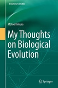 Cover: My Thoughts on Biological Evolution - Springer