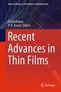 Cover: Recent Advances in Thin Films - Springer