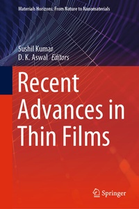 Enlarge image Cover: Recent Advances in Thin Films - Springer
