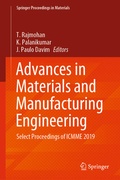 Cover: Advances in Materials and Manufacturing Engineering - Springer