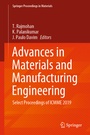Cover: Advances in Materials and Manufacturing Engineering - Springer