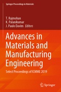 Cover: Advances in Materials and Manufacturing Engineering - Springer