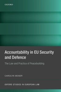 Enlarge image Cover: Accountability in EU Security and Defence - OUP eBook