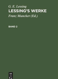 Enlarge image Cover: Lessing's Werke. Band 2 - De Gruyter