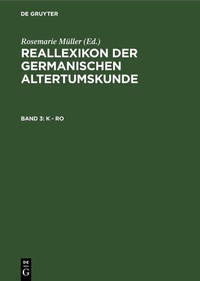 Enlarge image Cover: K - Ro - De Gruyter