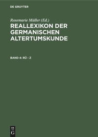 Enlarge image Cover: Rü - Z - De Gruyter