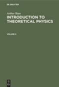 Cover: Introduction to Theoretical Physics. Volume 2 - De Gruyter