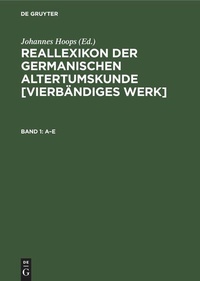Enlarge image Cover: A-E - De Gruyter