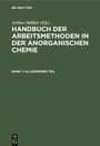Cover: Allgemeiner Teil - De Gruyter