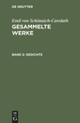 Cover: Gedichte - De Gruyter