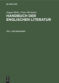 Cover: Die Prosaiker - De Gruyter