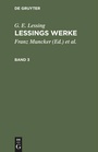 Cover: Lessings Werke. Band 3 - De Gruyter