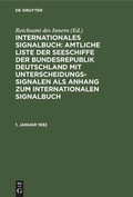 Cover: 1. Januar 1932 - De Gruyter