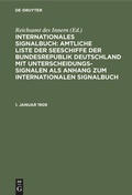 Cover: 1. Januar 1909 - De Gruyter