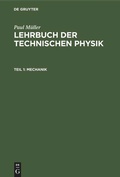 Cover: Mechanik - De Gruyter