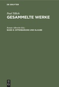 Cover: Offenbarung und Glaube - De Gruyter