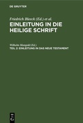 Abbildung von: Einleitung in das Neue Testament - De Gruyter