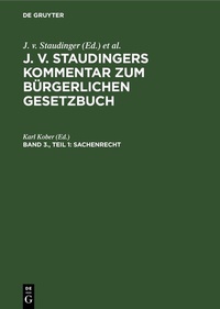 Bild: Sachenrecht - De Gruyter