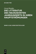 Cover: Das junge Deutschland - De Gruyter