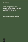Cover: Familienrecht. Erbrecht - De Gruyter