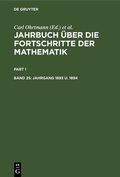 Cover: Jahrgang 1893 u. 1894 - De Gruyter