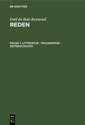 Cover: Litteratur - Philosophie - Zeitgeschichte - De Gruyter