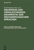 Cover: Wortbildungslehre (Stammbildungs- und Flexionslehre) - De Gruyter