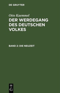 Abbildung von: Die Neuzeit - De Gruyter