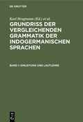 Cover: Einleitung und Lautlehre - De Gruyter
