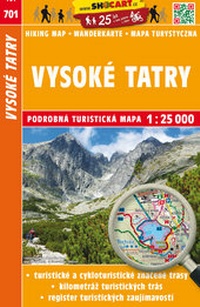Abbildung von: Vysoké Tatry / Hohe Tatra (Wander - Radkarte 1:25.000) - SHOcart