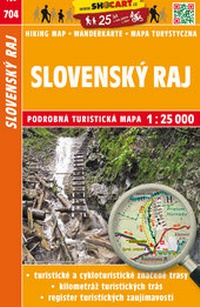 Abbildung von: Slovenský Raj / Slowakisches Paradies (Wander - Radkarte 1:25.000) - SHOcart