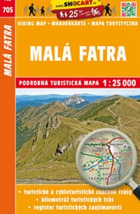 Abbildung von: Malá Fatra / Kleine Fatra (Wander - Radkarte 1:25.000) - SHOCart