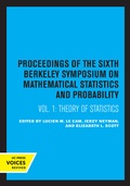 Cover: Proceedings of the Sixth Berkeley Symposium on Mathematical Statistics and Probability, Volume I - University of California Press