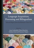 Cover: Language Acquisition, Processing and Bilingualism - Cambridge Scholars Publishing