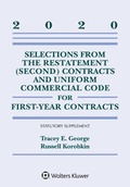 Bild: Selections from the Restatement (Second) Contracts and Uniform Commercial Code for First-Year Contracts - Aspen Publishing