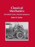 Cover: Classical Mechanics Student Solutions Manual - University Science Books,U.S.