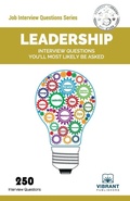 Cover: Leadership Interview Questions You'll Most Likely Be Asked - Vibrant Publishers