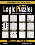 Cover: Hard Logic Puzzles & Brain Games for Adults - Dr. Khalid Alzamili Pub