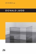 Cover: Donald Judd - MIT Press