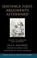 Cover: Sentence First, Arguments Afterward - Oxford University Press Inc