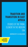 Cover: Tradition and Transition in East Africa - University of California Press