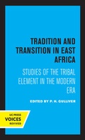 Cover: Tradition and Transition in East Africa - University of California Press