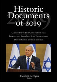 Enlarge image Cover: Historic Documents of 2019 - CQ Press