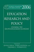 Cover: World Yearbook of Education 2006 - Routledge